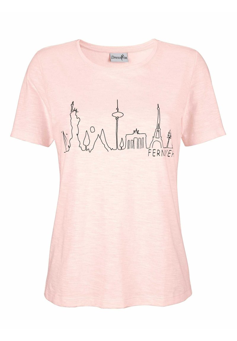 Damen T-Shirts | Dress In T-Shirt print hellrosa/rosa - WS90544 Damen T-Shirts | Dress In T-Shirt print hellrosa/rosa - WS90544