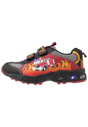 LICO SCHUHE HOT V BLINKY - Trainers - rot/schwarz/gelb