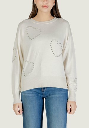 BEE HEART BLING ONECK - Maglione - sour-cream