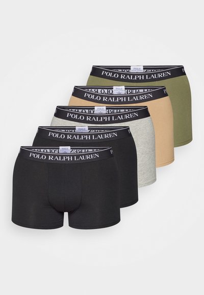 Polo Ralph Lauren TRUNK 5 PACK - Boxer alsónadrág - black/trail/khaki