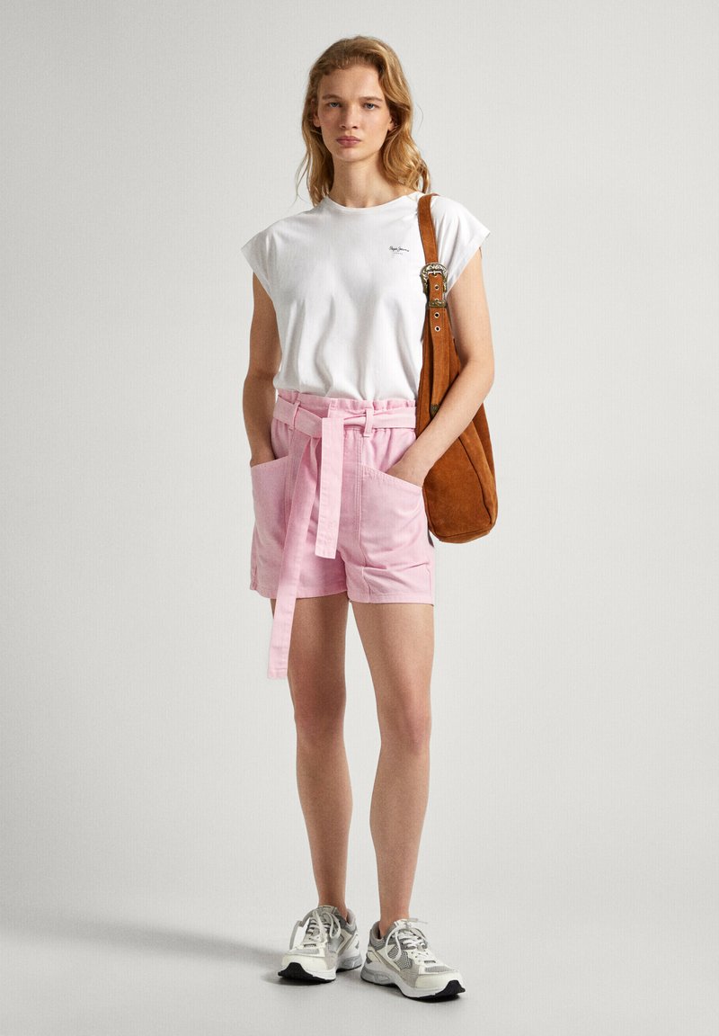 Pepe Jeans Jeansshort donkerroze