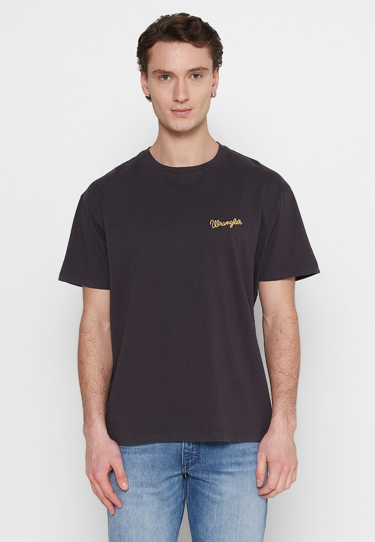 Wrangler T-shirt print zwart Wrangler T-shirt print zwart