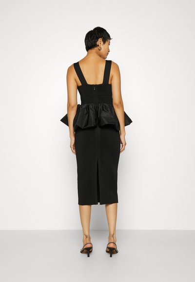 Hervé Léger RUCHED PEPLUM  - Cocktail φόρεμα / Φόρεμα για πάρτι - black