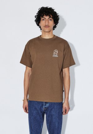 TROOPER TEE - T-shirt con stampa - brown draw