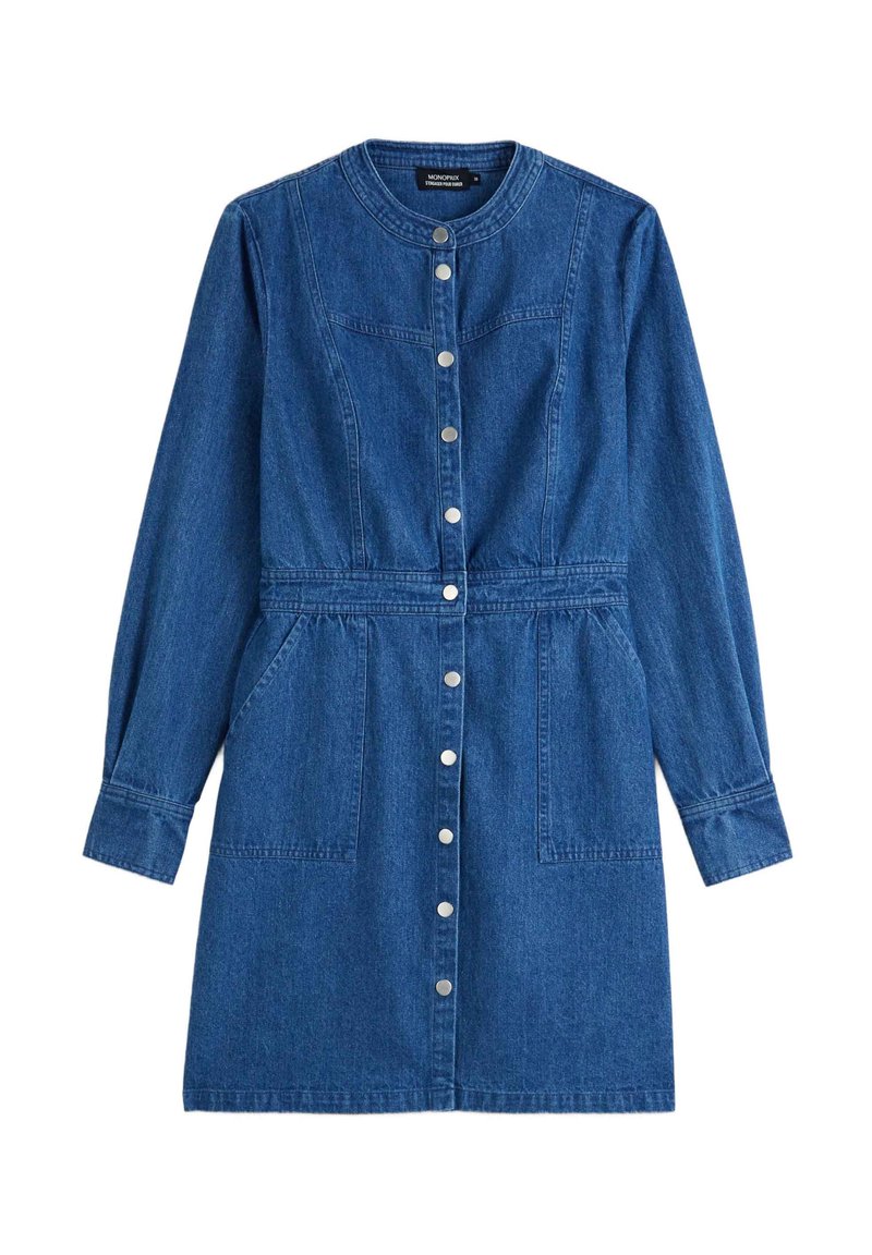 Monoprix CINTRÉE Robe en jean denim/denim bleu
