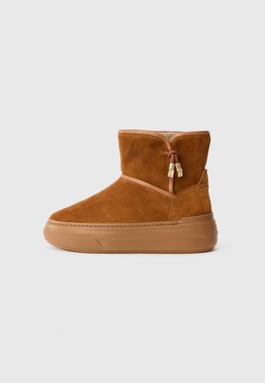 NUAGE - Vinterstøvler - cognac