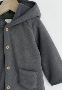 Next HOODED COSY - REGULAR FIT - Forro polar - charcoal grey