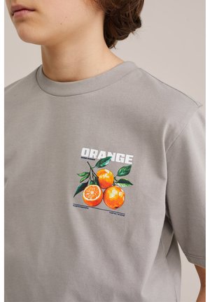 WE Fashion T-shirt imprimé - grey