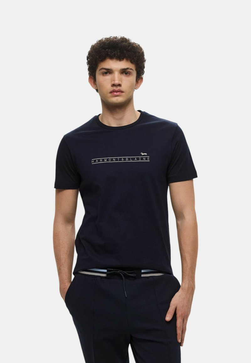 Harmont & Blaine - T-shirt print - blu, Vergroten