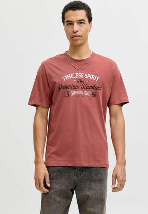 Camiseta estampada - marsala