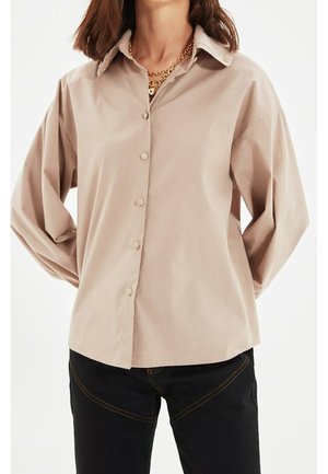 Overhemdblouse - light brown