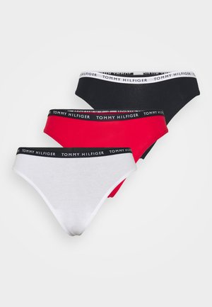 Tommy Hilfiger 3P - Slip - white/desert sky/primary red