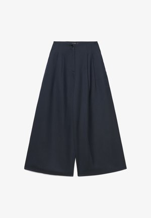 Calliope, PANTALONE LUNGO TINTA UNITA - Trousers - blu navy