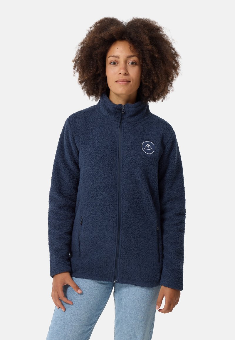 CASH-MERE RETRO - Fleecejacka - navy blau