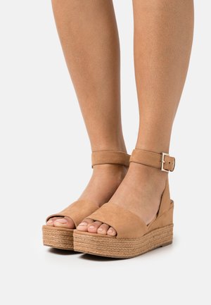 LILLIAN - Sandales à plateforme - light brown