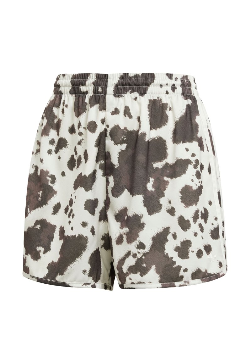 adidas Originals WIDE LEG COW PRINT SATIN - Shorts - multicolor off white/mehrfarbig