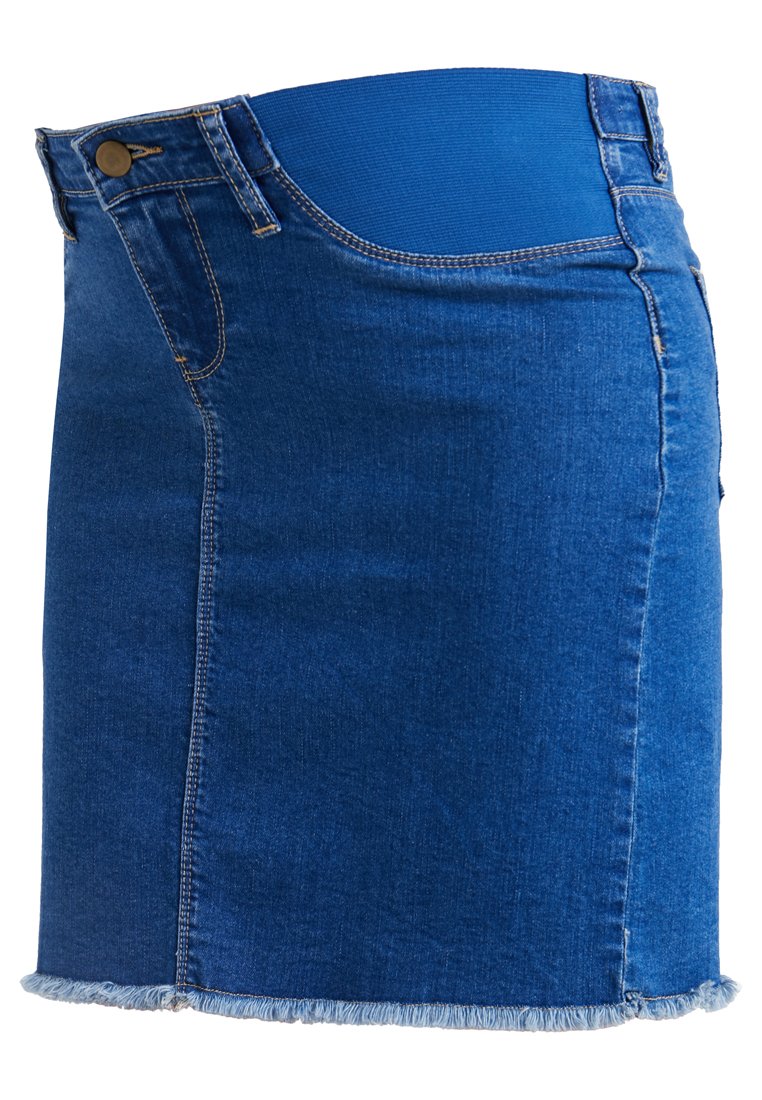 Ripe Minirok blauw denim/bluedenim