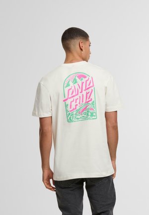 T-shirt imprimé - unbleached cotton