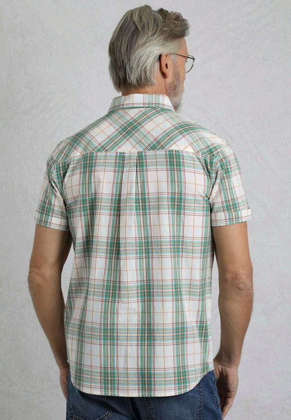 JUDD SHORT SLEEVE CHECK - Shirt - viridis
