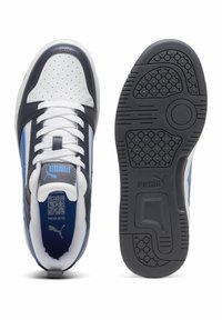 Puma REBOUND  - Sneakers basse - white hyperlink blue galactic gray
