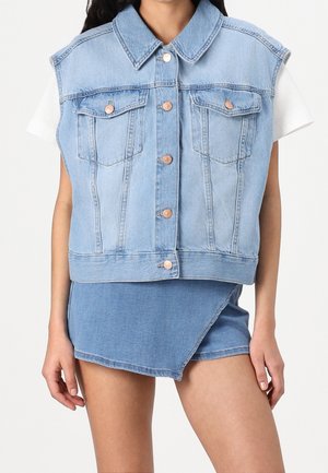 Väst - light-blue denim