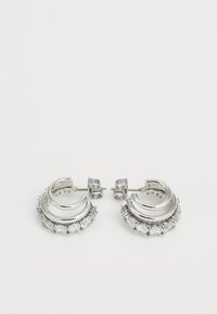 HINT OF SHIMMER STACKED HUGGIES - Σκουλαρίκια - clear/silver-coloured