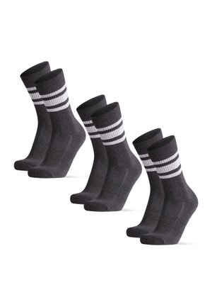 CREW 3 PACK - Sports socks - grey/white