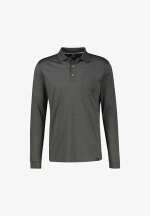 LERROS, LERROS - HERREN POLOSHIRT LANGARM, REGULAR FIT, (2684211) - Poloshirts - black