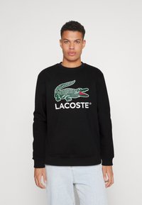 Lacoste BIG CROC  - Mikina - black