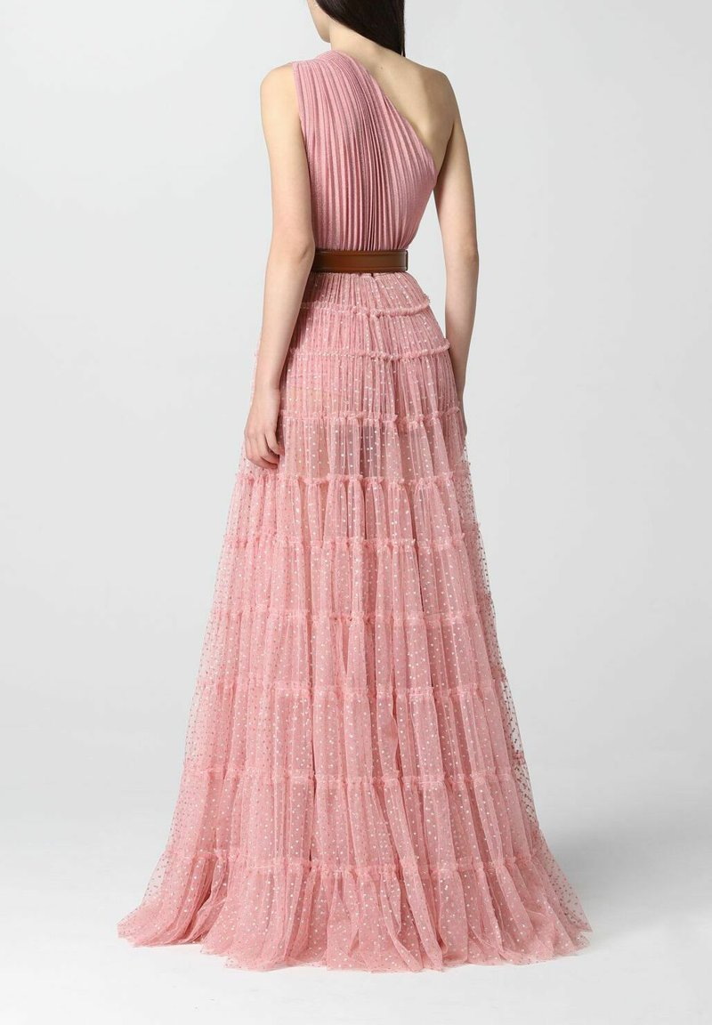 abito rosa lungo elisabetta franchi Odak Güvenlik ve İletişim