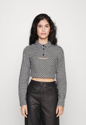 Noisy May Petite NMERIK OVERLAY - Blouse - black