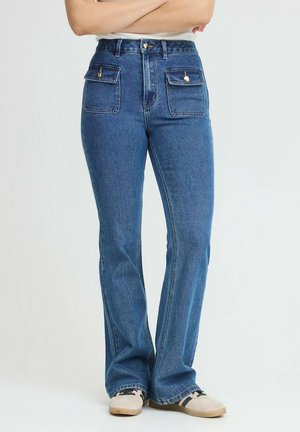 CHEL - Jeans Bootcut - medium blue denim