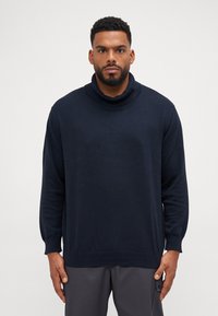 Jack & Jones JJEBASIC ROLL NECK  - Vesta - navy