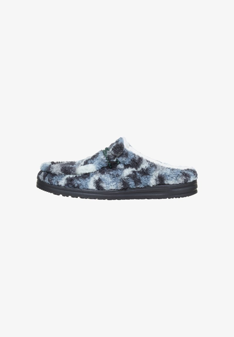 HEYDUDE WALLY SLIPPER COZY CAMO - SLIP-ONS - Pantofole - blue multicolor