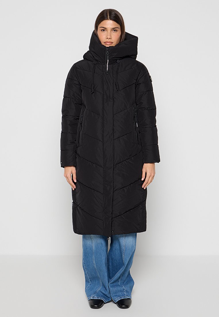 khujo Wintermantel zwart