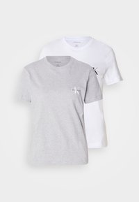 MONOLOGO TEE 2 PACK - T-shirts - heroic grey heather
