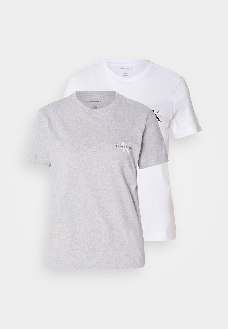 Calvin Klein Jeans T-shirt basic grijs Calvin Klein Jeans T-shirt basic grijs