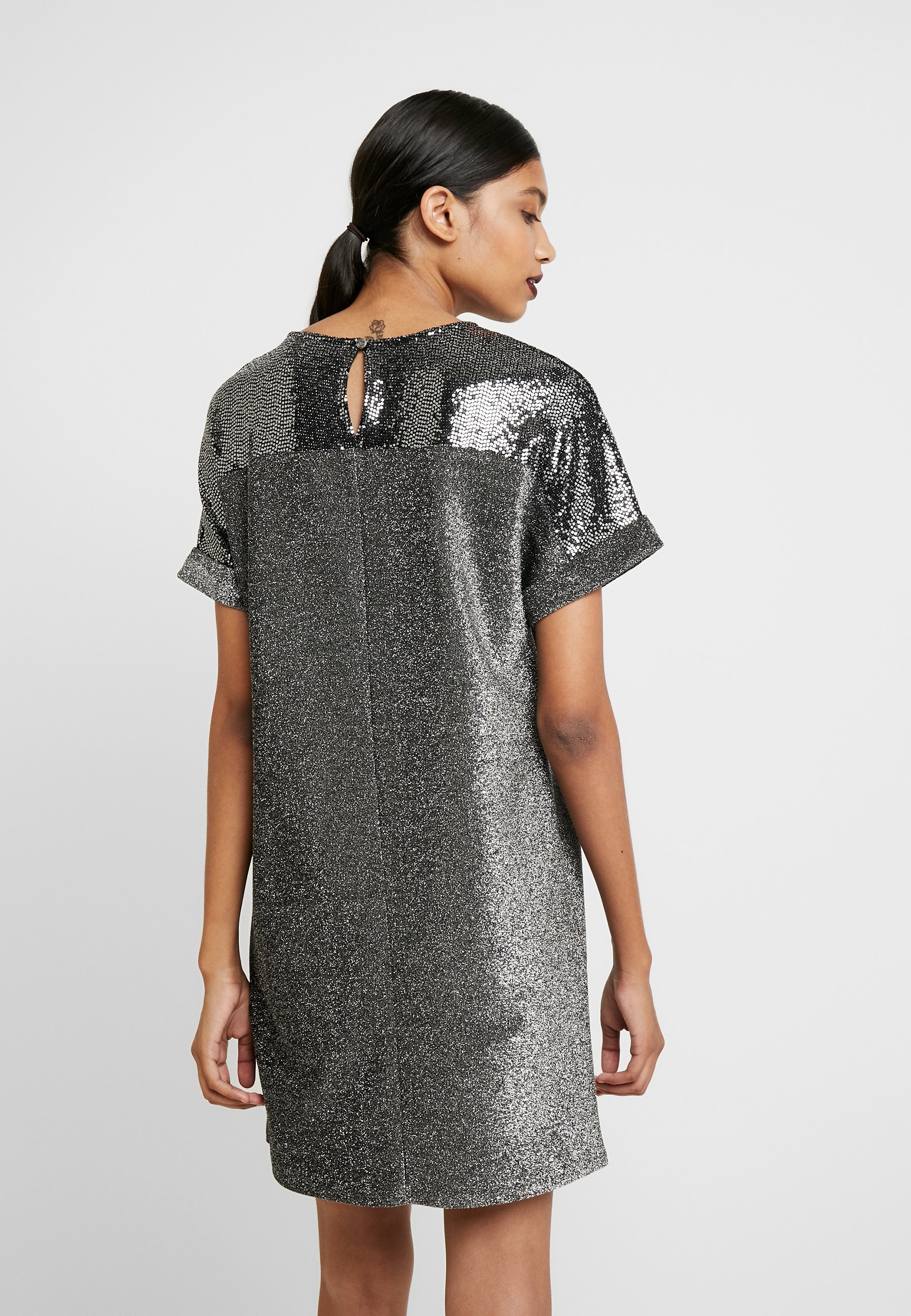 Dorothy perkins black embellished shoulder shift dress Clearance