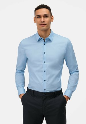 SUPER SLIM FIT - Hemd - light blue