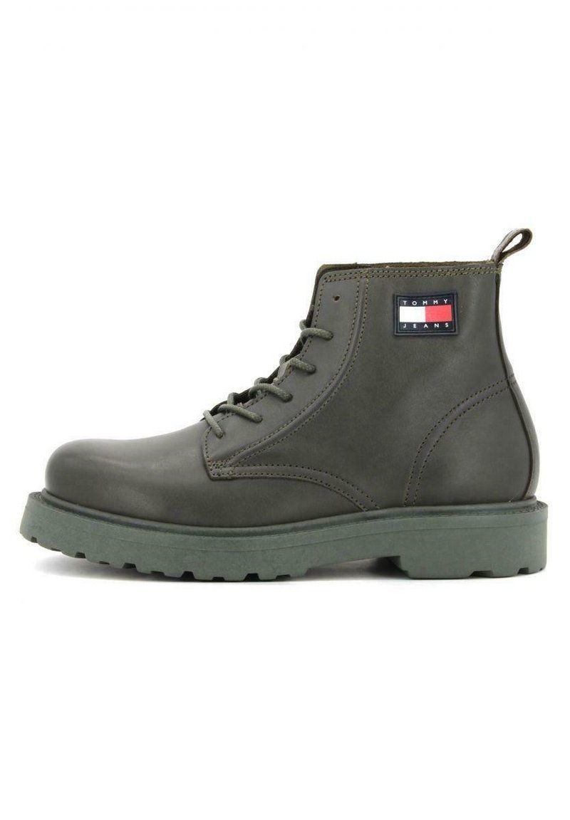 Tommy Hilfiger TJM - Schnürstiefelette - Pewter Green/grün - Zalando.at