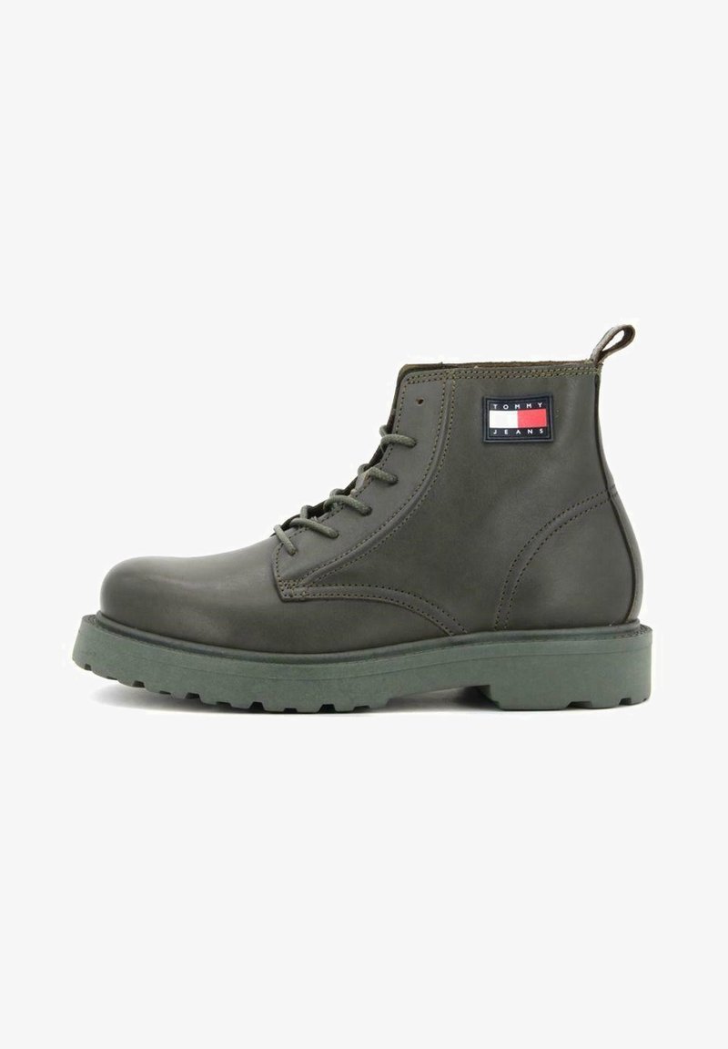 Tommy Hilfiger TJM - Schnürstiefelette - Pewter Green/grün - Zalando.at