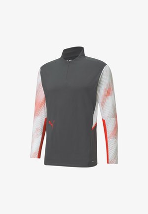 Puma INDIVIDUALCUP - Camiseta de manga larga - asphalt red blast