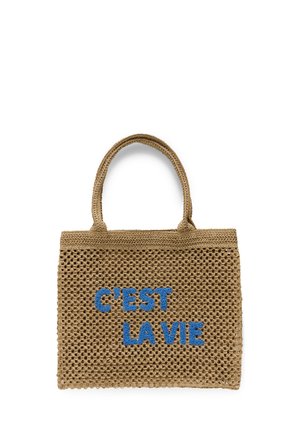 Tote bag - dark straw