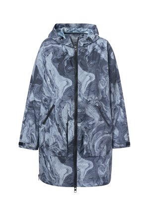 MARBLED RAIN COAT - Sadetakki - black
