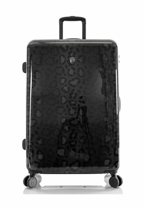 FASHION SPINNER 4 ROLLEN TROLLEY L 76 CM MIT DEHNFALTE - Luggage - black leopard