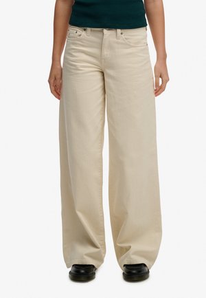 MID RISE - Pernera ancha - rice white