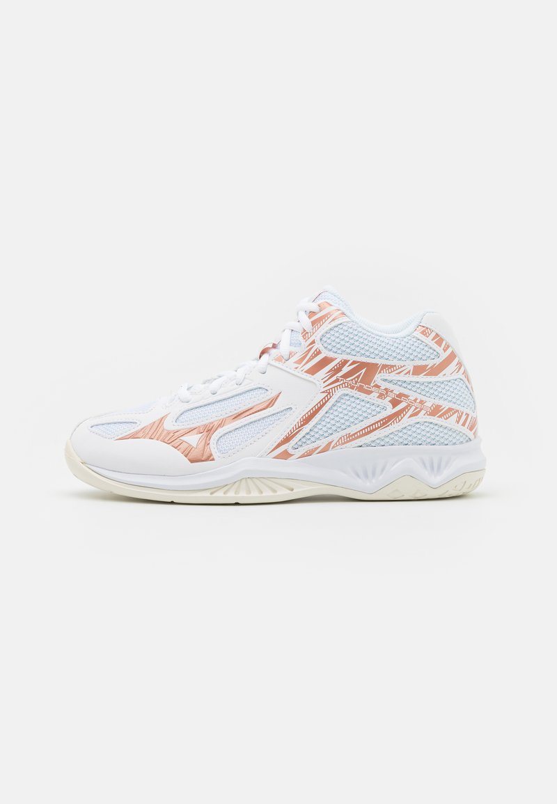 Mizuno THUNDER BLADE 3 MID Volleyball shoes white/rose/showwhite