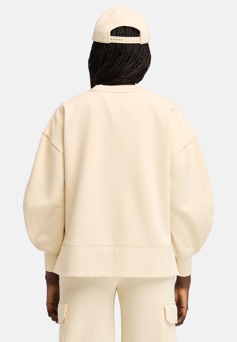 Timberland BRUSHED CHEST GRAPHIC CREW - Mikina - angora