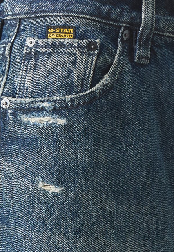 VIKTORIA LONG - Denim skirt - worn in mountain dusk destroyed3