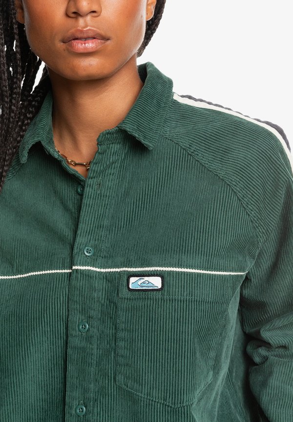 Button-down blouse - forest3